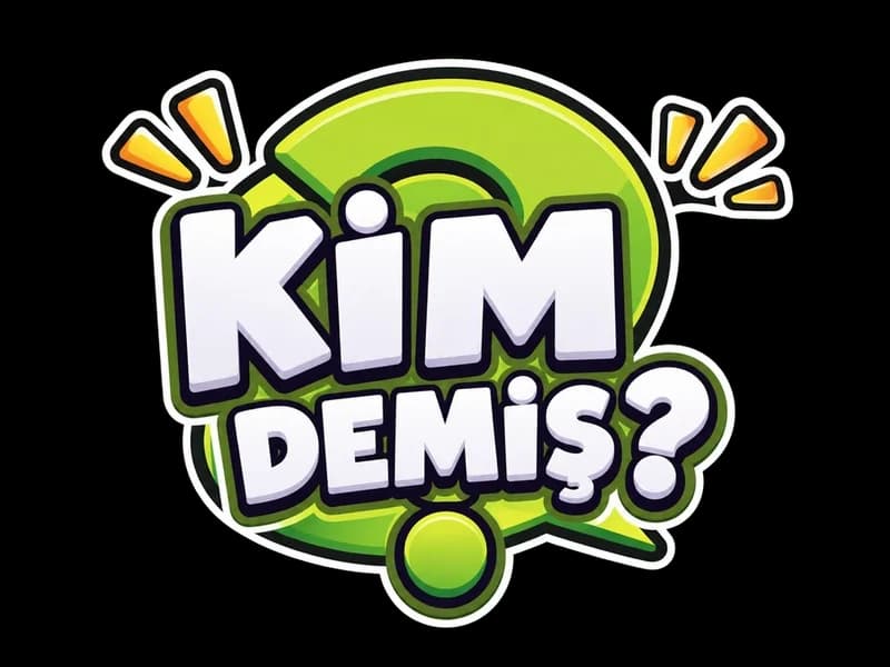 TV stüdyosu önünde Kim Demiş? oyun logosu